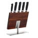 A Mercer Culinary knife block with knives on it.