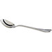 A Sant'Andrea Donizetti stainless steel round bowl soup spoon with a silver handle.