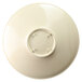 A white round melamine platter with a round center