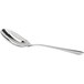 An Acopa Edgeworth slotted spoon with a silver handle and spoon.