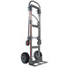 A silver and black Magliner convertible hand truck with 10" foam wheels and a U-loop handle.