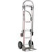 A Magliner hand truck with balloon cushion wheels and a U-loop handle.