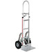A Magliner hand truck with Y-Cable brake, wheels, and a single grip handle.