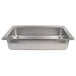 A Vollrath stainless steel dripless steam table water pan.
