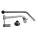 An Avantco bowl lift assembly with a metal clamp and a metal handle with a screw.