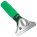 A green and black Unger ErgoTec squeegee handle.