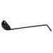 A black ladle with a long handle.