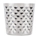 An American Metalcraft stainless steel cup with a hammered texture.