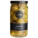 A jar of Belosa Queen Olives stuffed with mushrooms.