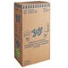 A brown JOY box with blue text for 600 flat bottom jacketed cake cone dispensers.