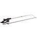 A Backyard Pro stainless steel butcher hand meat saw with a black handle and blade.