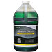 A green jug of Nu-Calgon Green Clean All-Purpose Cleaner.