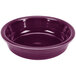 A purple Fiesta china bowl on a white background.