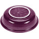 A purple Fiesta china bowl with a white rim.