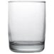 An Arcoroc tumbler glass with a white background.