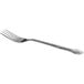 A Choice Bethany stainless steel dinner fork with a silver handle on a white background.