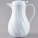 A white Choice thermal coffee carafe with a lid and handle.