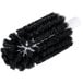 A black Bar Maid Softie glass washer brush with long bristles.
