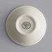 A white Libbey stoneware bowl with black text that reads "Princess White" on the rim.