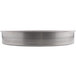 An American Metalcraft tin-plated stainless steel cake pan with straight sides.