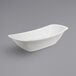 A white rectangular GET Enterprises melamine bowl.