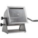 A grey and black Backyard Pro Butcher Series meat mixer with a handle.