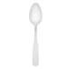 A Walco stainless steel teaspoon with a white handle and a white spoon.