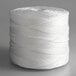 A close-up of a spool of 3-ply white polypropylene twine.