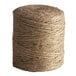 A close up of a 3-Ply Natural Jute Twine spool.