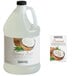 A white plastic jug of Narvon Coconut Slushy concentrate with a label.