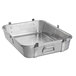 A Vollrath Wear-Ever aluminum double roaster pan with metal straps on a counter.