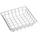 An American Metalcraft stainless steel wire basket with a handle.