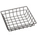 An American Metalcraft black square wire basket.