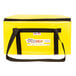 A yellow Sterno SpeedHeat insulated food pan carrier bag with black straps.
