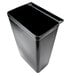 A black rectangular Thunder Group refuse bin with a lid.