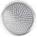 An American Metalcraft heavy weight aluminum perforated pizza pan.