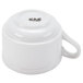 A CAC Times Square bright white china coffee cup with a handle.