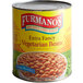 A Furmano's #10 can of extra fancy vegetarian baked beans with a yellow label.