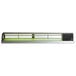 A black and silver rectangular Hoshizaki refrigerated sushi display case with green lights.