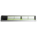 A black and silver Hoshizaki refrigerated sushi display case with a green and white interior.