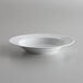 A 10 Strawberry Street bright white porcelain soup bowl on a white surface.