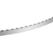 An Avantco band saw blade for boneless meat with blue tips on a white background.