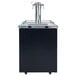 A black Micro Matic wine dispenser with a silver faucet font.