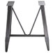 Lancaster Table & Seating metal bar height table trestle legs.