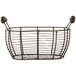A Libbey wire bread basket with handles.