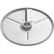 AvaMix 5/32" Julienne Disc for food processors, a circular metal disc with a hole in the middle.