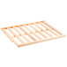 AvaValley wood shelf with four wooden slats.