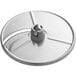 AvaMix 5/32" slicing disc for food processors with a hole in the center.
