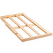 AvaValley wood shelf for WRC20 wine refrigerators. A wooden frame with four slats.