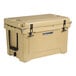 A tan CaterGator outdoor cooler with black handles.